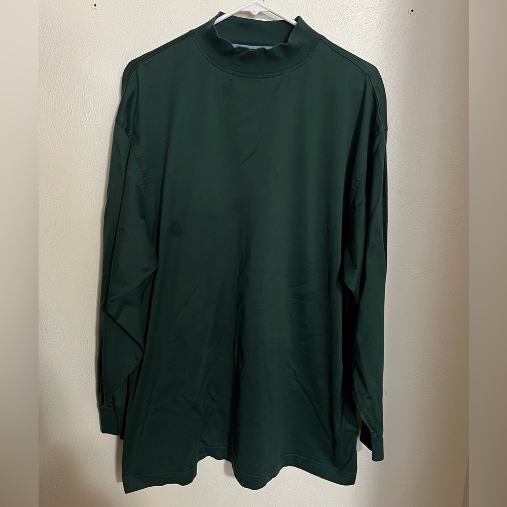TOMMY‎ HILFIGER Golf Classic Long Sleeve Turtleneck Athletic Dark Green Men's XL